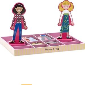 -Melissa & Doug Magnetic Dress-Up Dolls Play Set